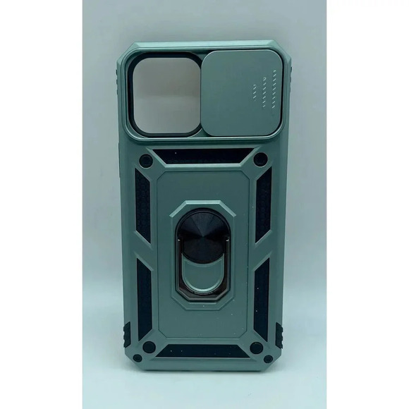 Hybrid Hard Case With Camera Lens Cover & Kickstand For iPhone 13 Pro Max 6.7” - Picture 1 of 8
